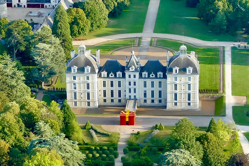 Baptême en Paramoteur au dessus du château de Chaumont-sur-Loire