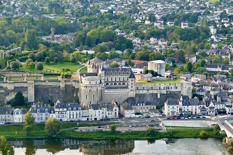 Baptême en Paramoteur au dessus du château d'Amboise