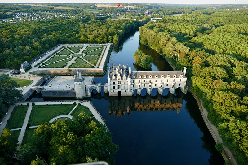 Baptême en Paramoteur au dessus du château de Chenonceau